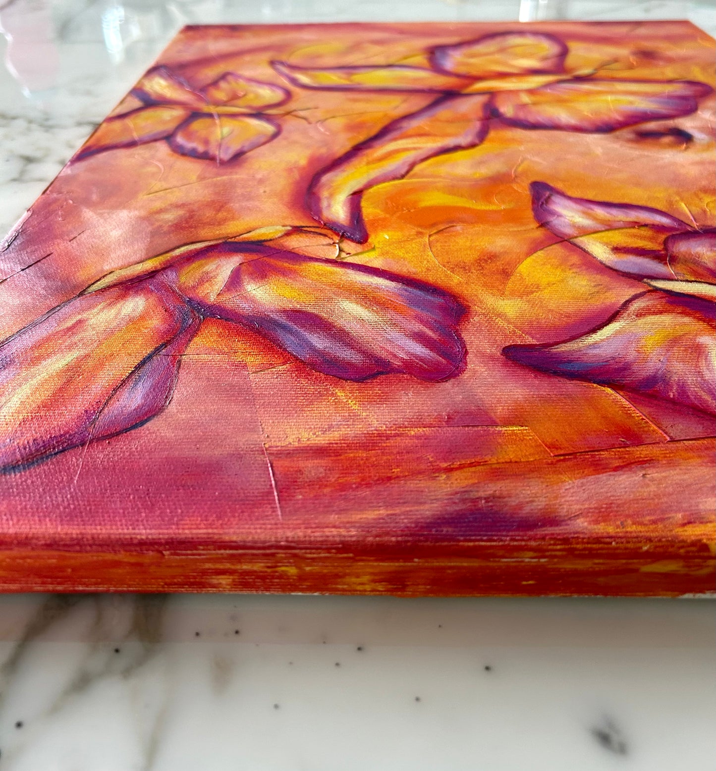 Feeling Butterflies - original oil painting