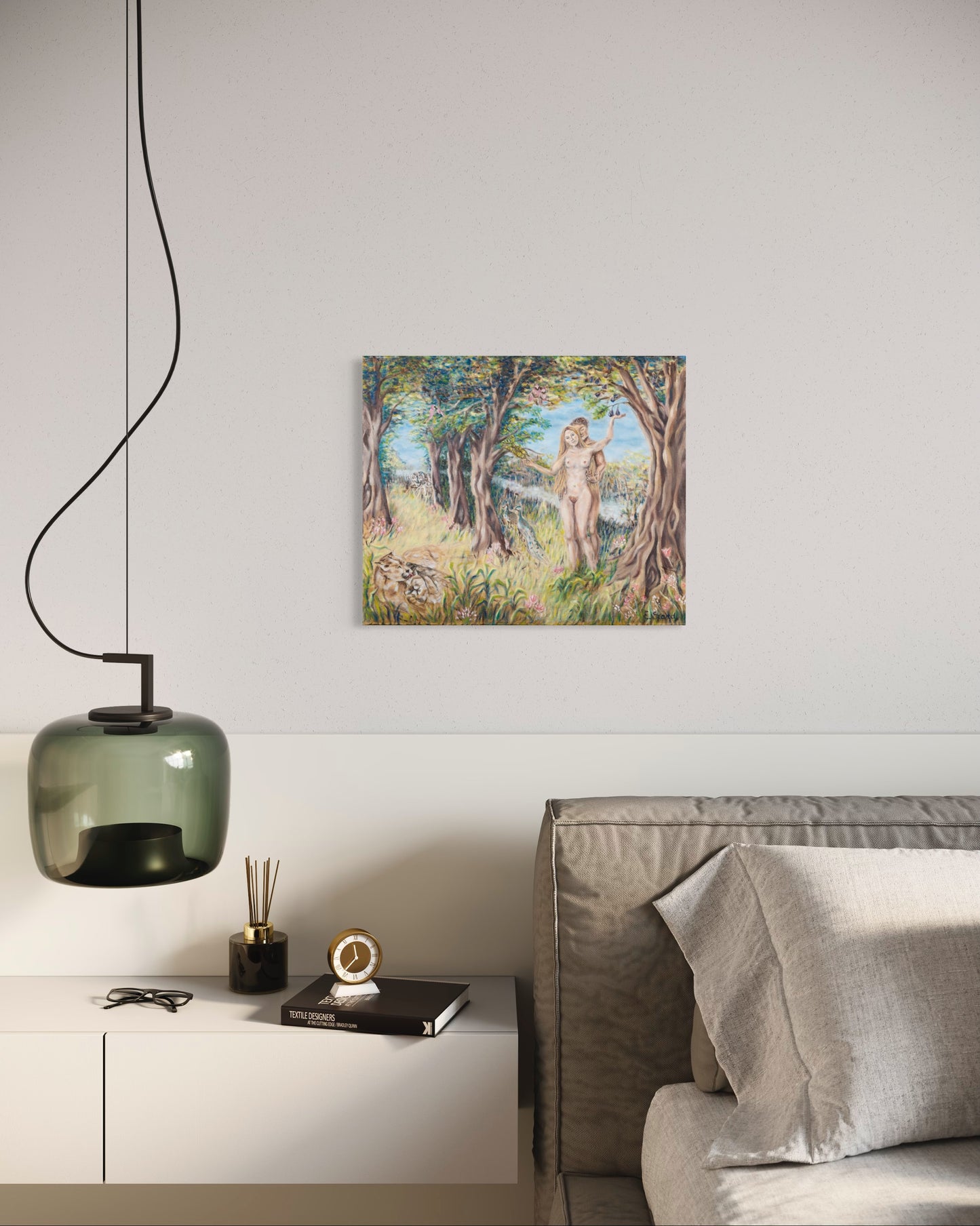 Garden of love - original oil painting