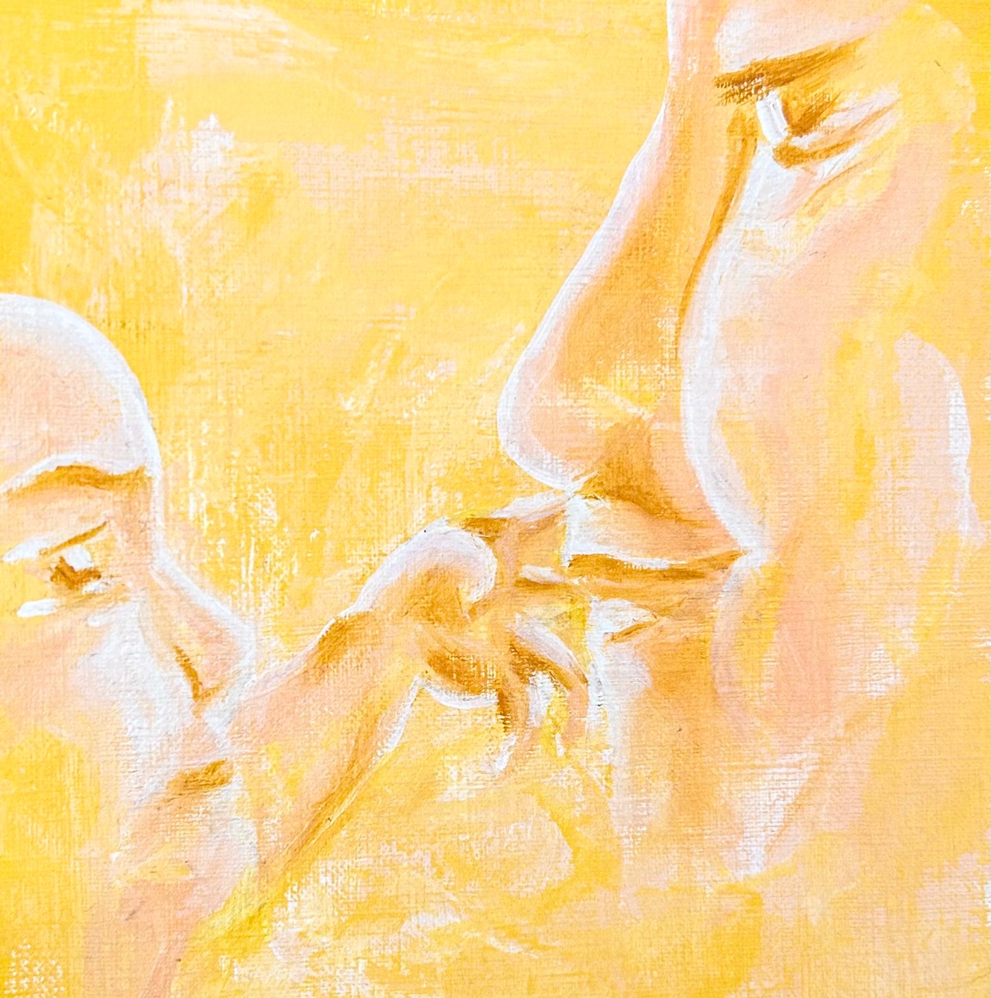 Hello my little baby, hello mama - Fine Art Print