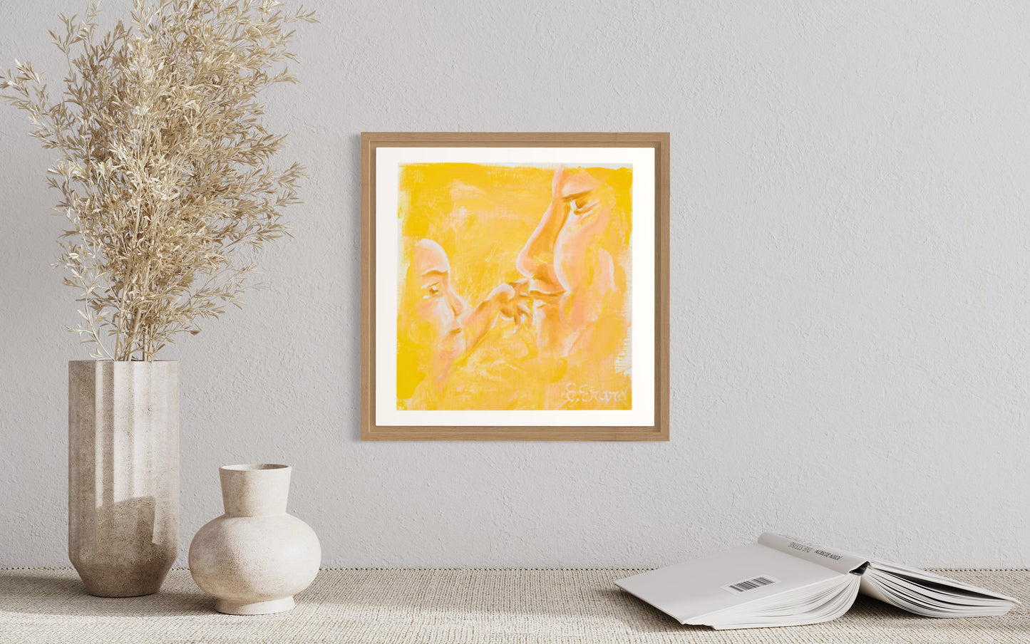 Hello my little baby, hello mama - Fine Art Print