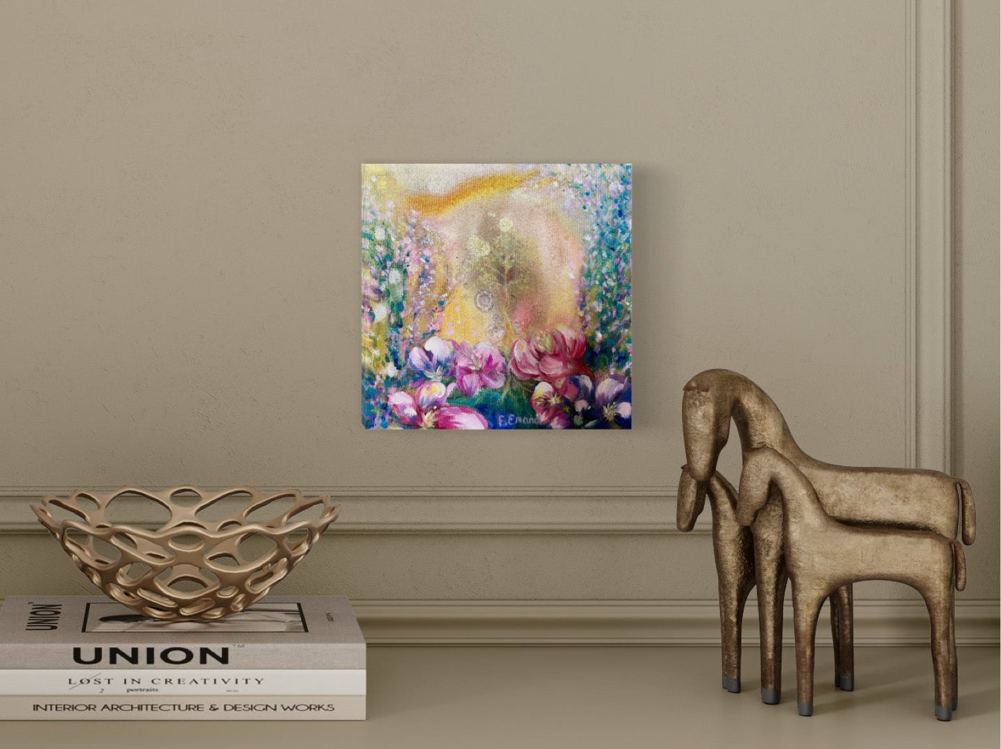 Secret garden - original oil painting