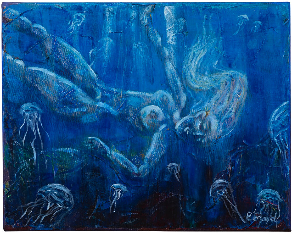 The beauty of the depth - original oil painting