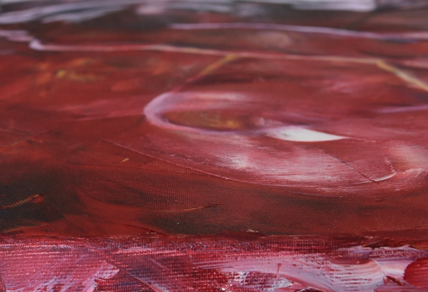 Man and fire - original oil painting