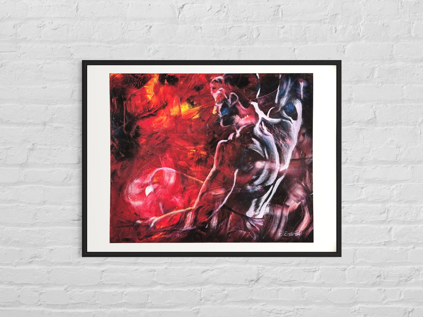 Man and Fire - Fine Art Print - limited edition