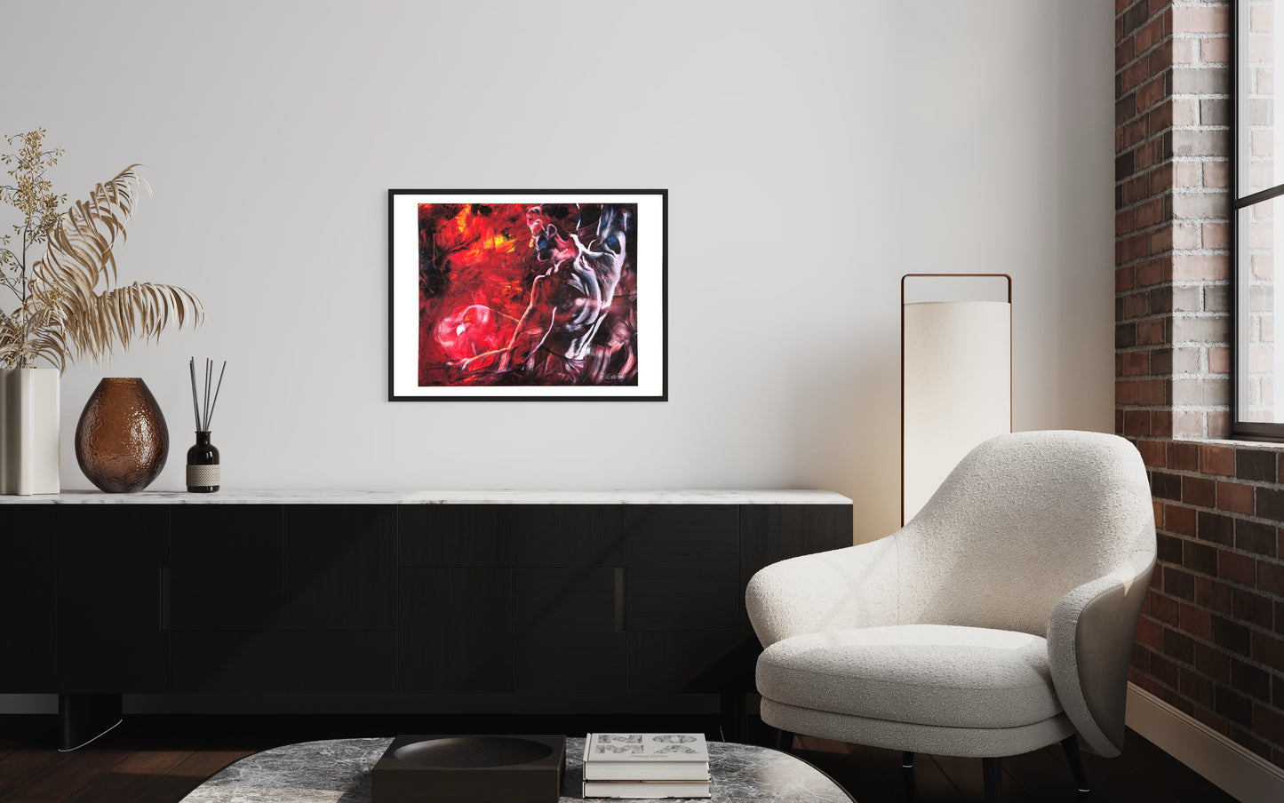 Man and Fire - Fine Art Print - limited edition