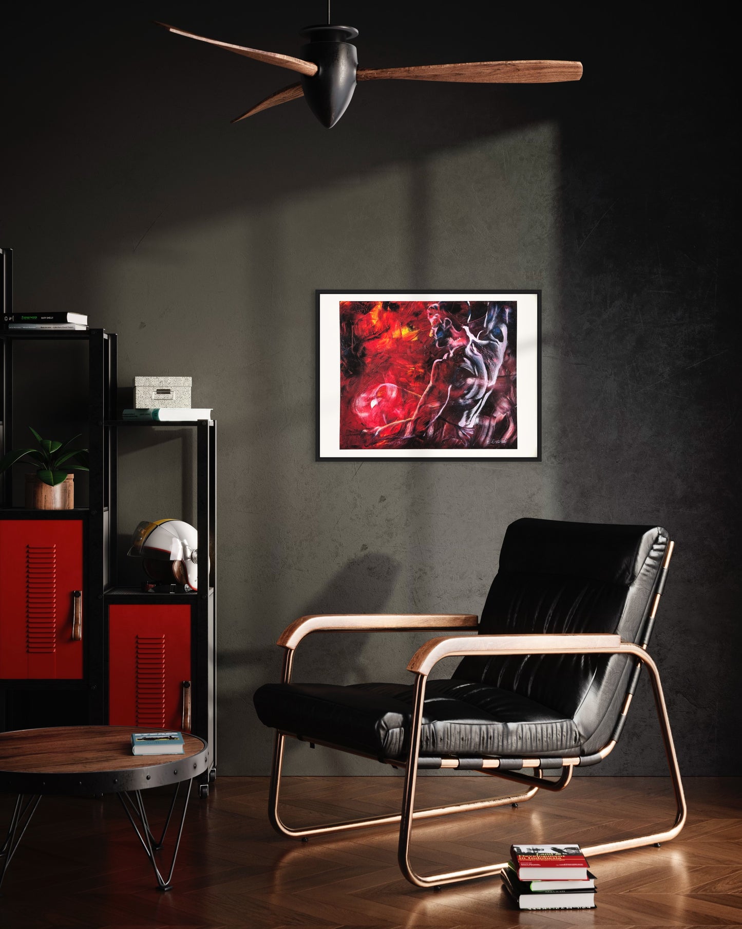 Man and Fire - Fine Art Print - limited edition