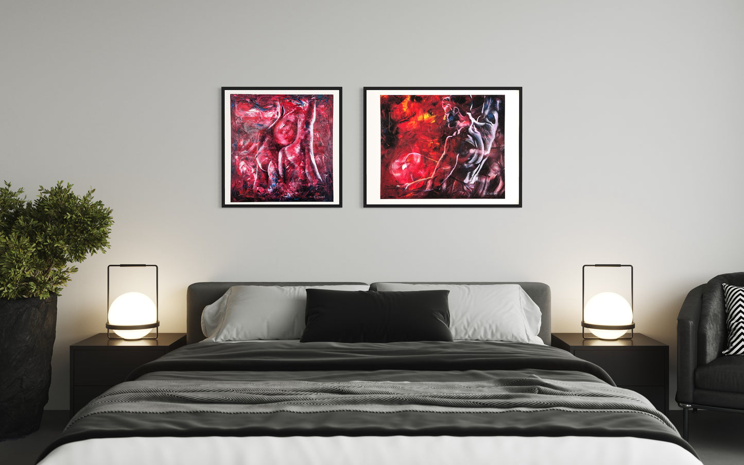 Man and Fire - Fine Art Print - limited edition