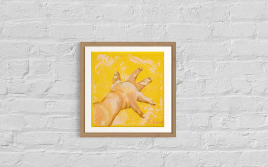 Newborn baby hand, Fine Art Print 30x30cm, Emmanuelle Erard Art