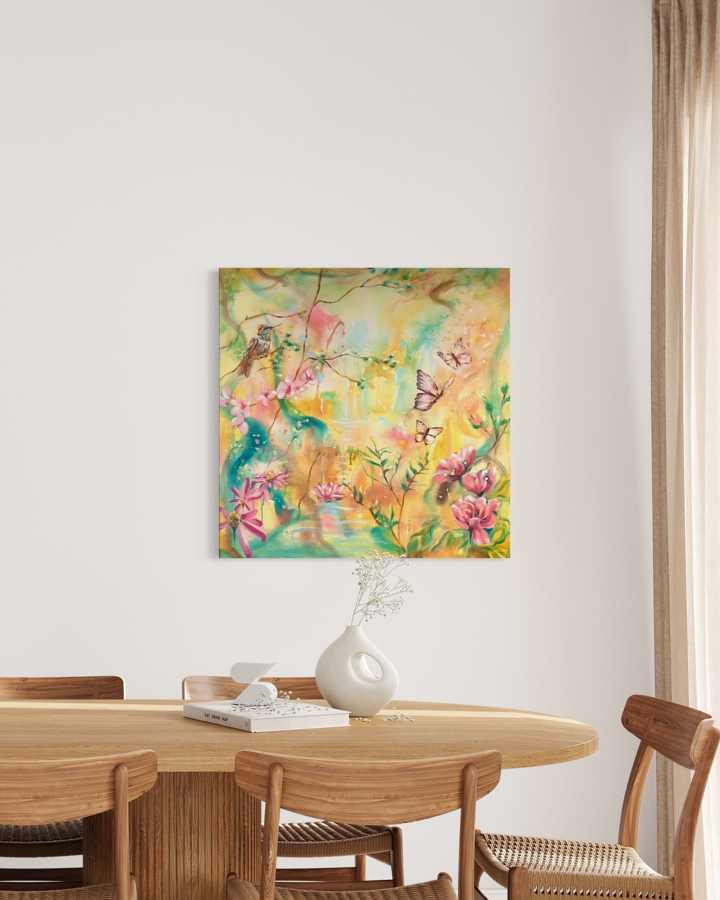 Paradise, Original oil painting, Emmanuelle Erard Art