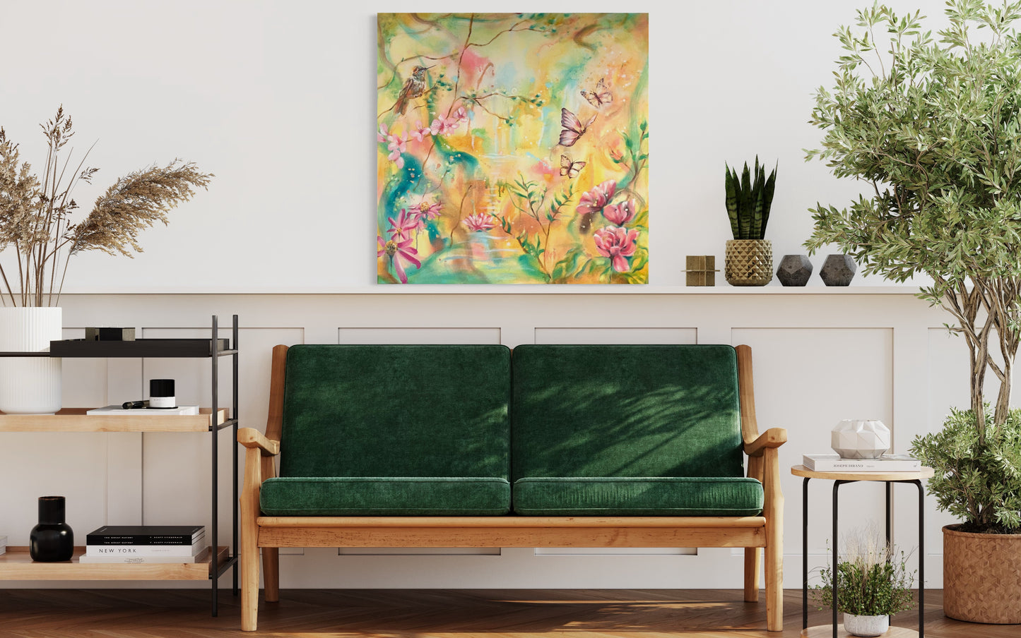 Paradise, Original oil painting, Emmanuelle Erard Art