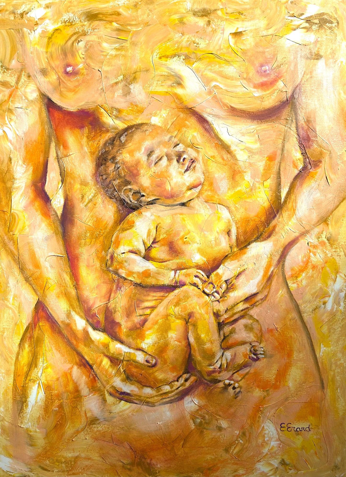 The power of creation - original oil painting