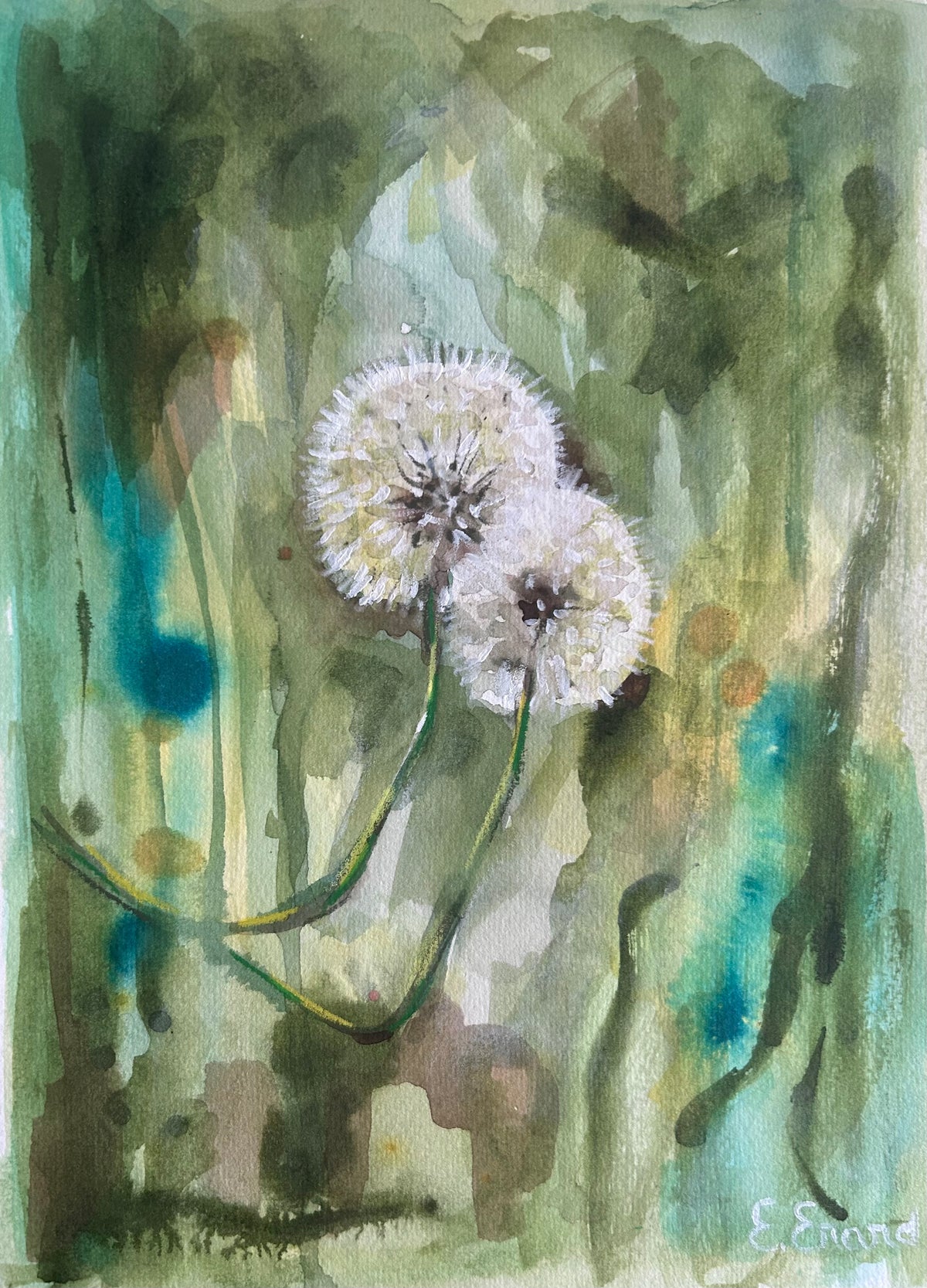 The Dandelion Couple - original painting