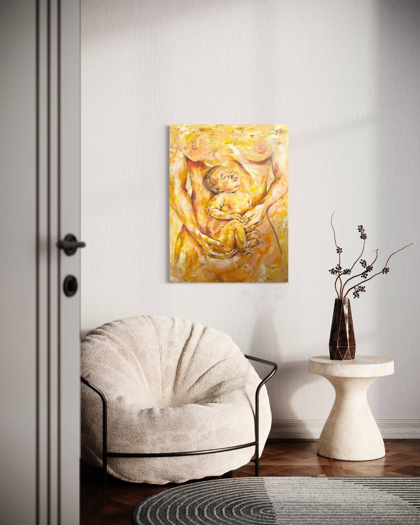 The power to create oil painting, that empowers us