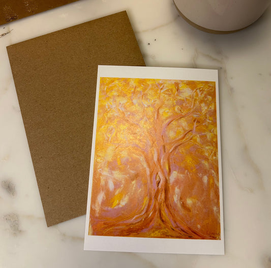Tree of life- set of 5 cards - with envelopes