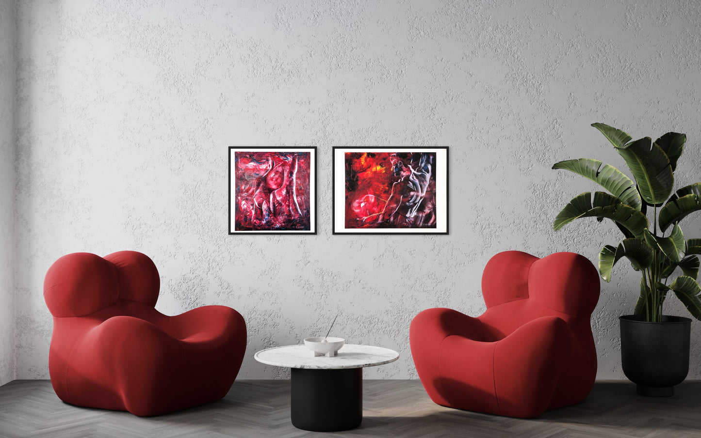 Woman and Fire - Fine Art Print - limited edition