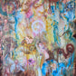 Faith Painting, spiritual, parallel world, cosmos, underwater, earth, femininity, Emmanuelle Erard Art, The Wild Woman Artist