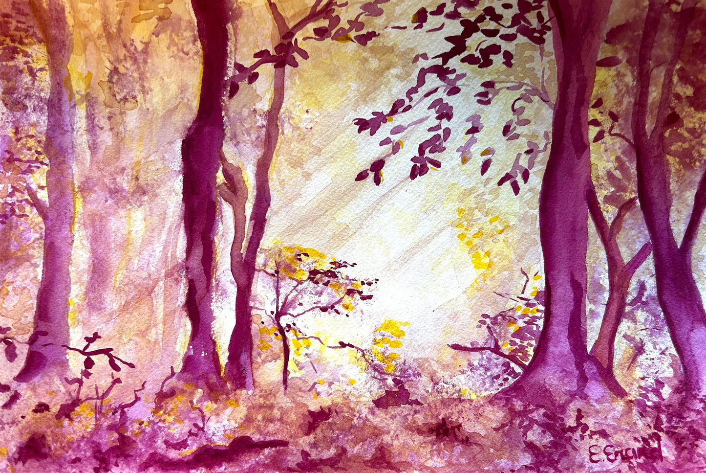 Forest Lights - original painting
