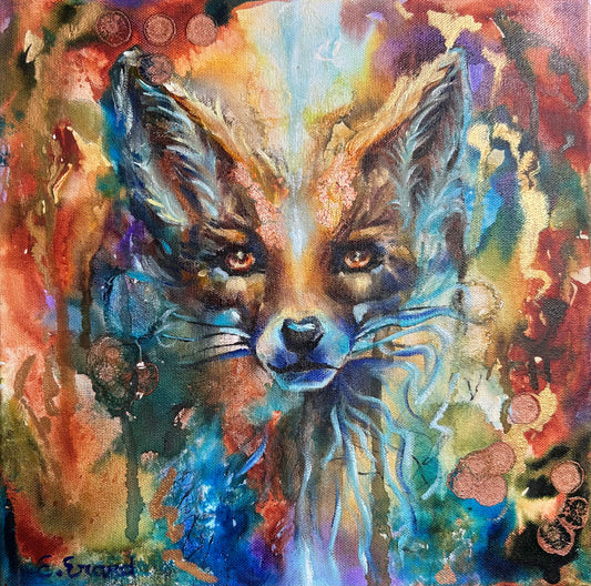 Fox from another world - Original Painting