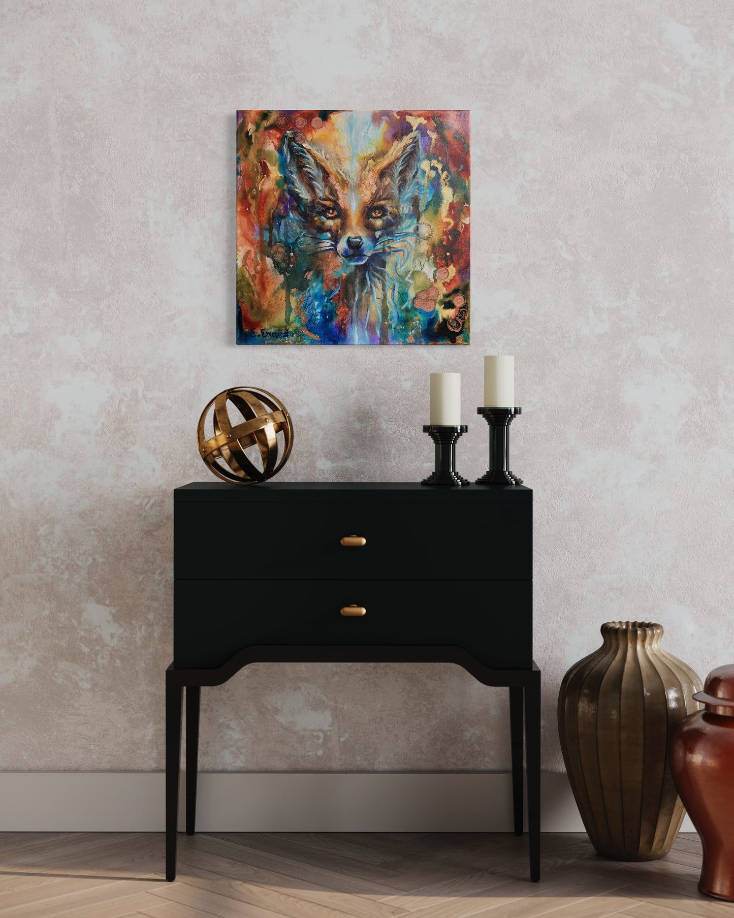 Fox from another world - Original Painting