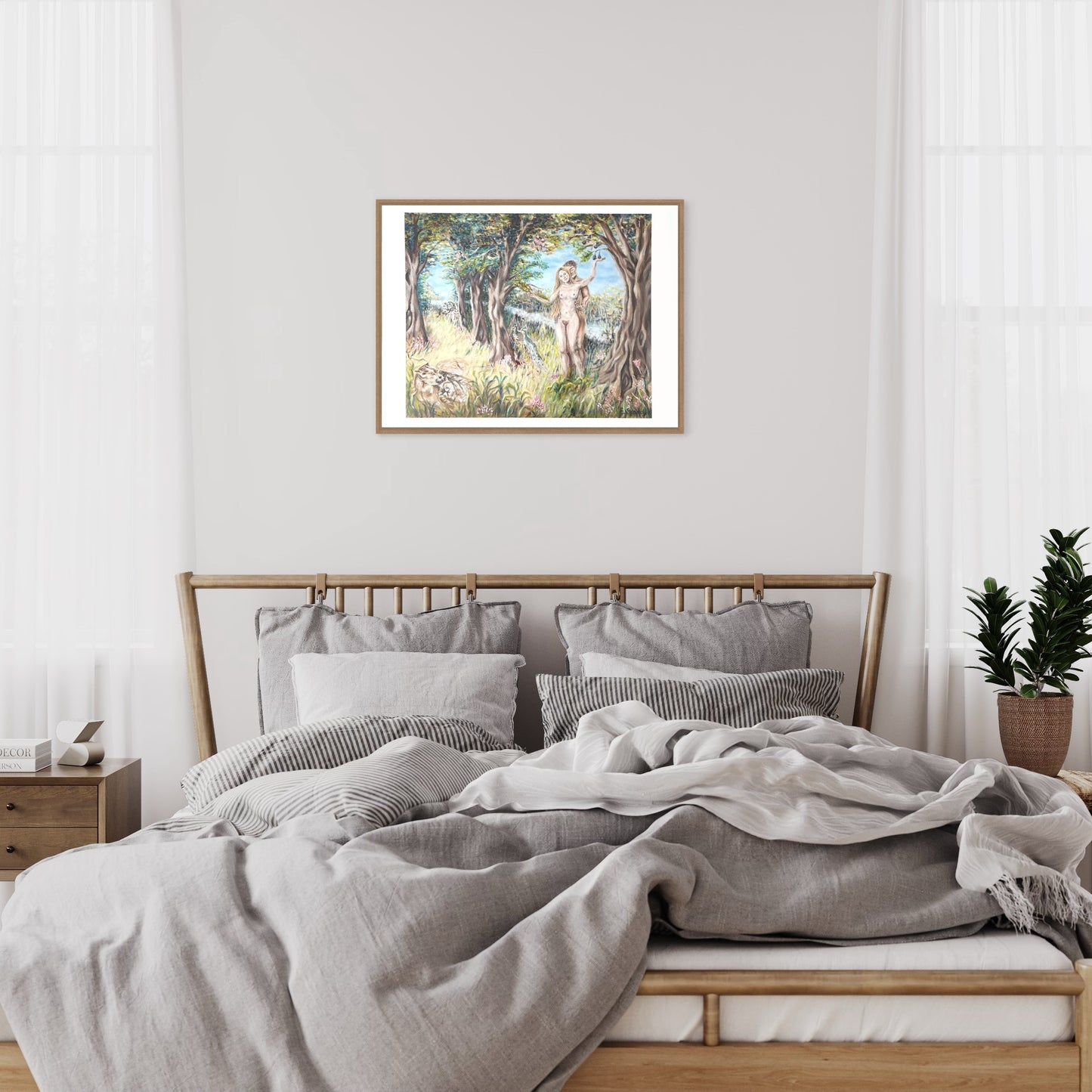 Garden of Love, Fine Art Print, for an romantic athmosphere in your space, Emmanuelle Erard Art