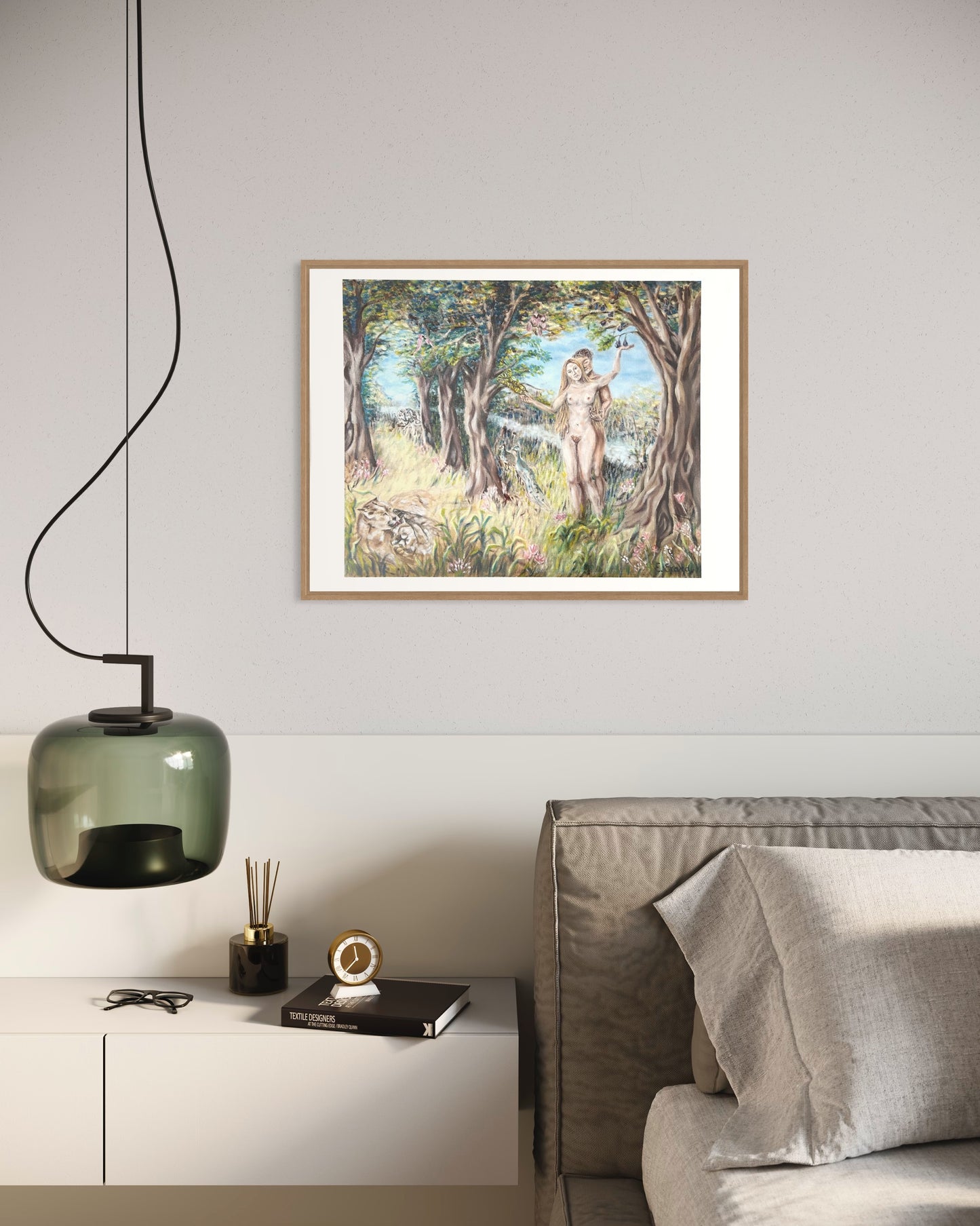 Garden of Love, Fine Art Print, for an romantic athmosphere in your space, Emmanuelle Erard Art