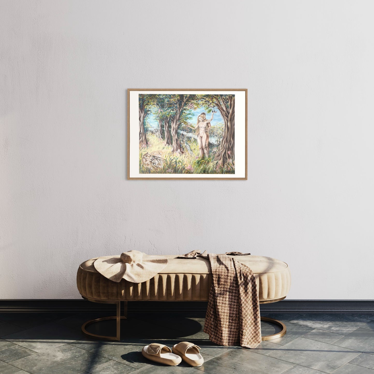 Garden of Love, Fine Art Print, for an romantic athmosphere in your space, Emmanuelle Erard Art