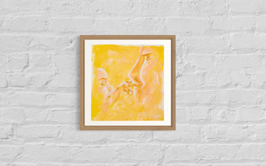 Hello my little baby, hello mama - Fine Art Print