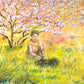 I love you little boy - original oil painting