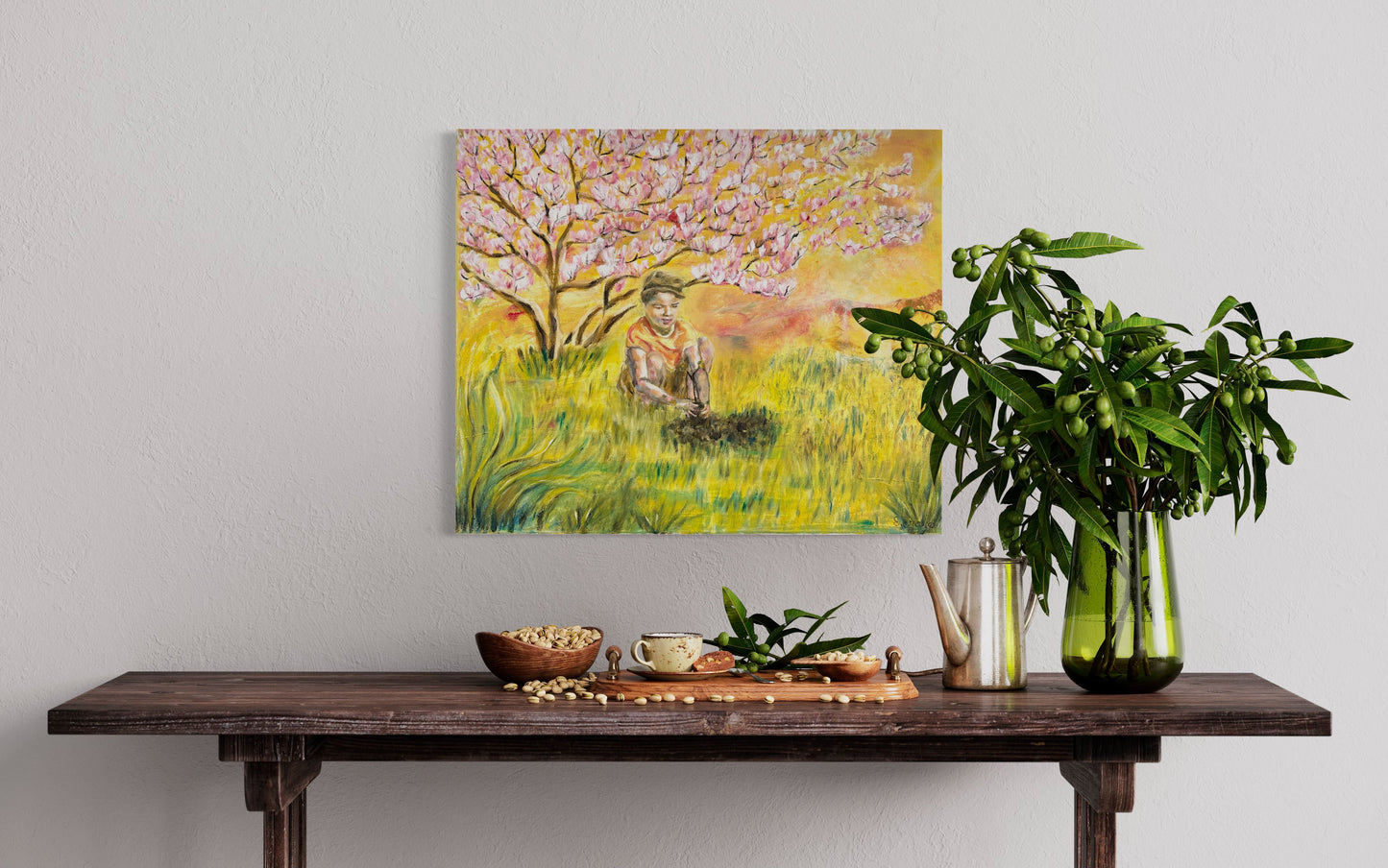 I love you little boy - original oil painting