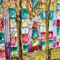The Journey through stained glass windows - original painting