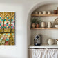 The Journey through stained glass windows - original painting