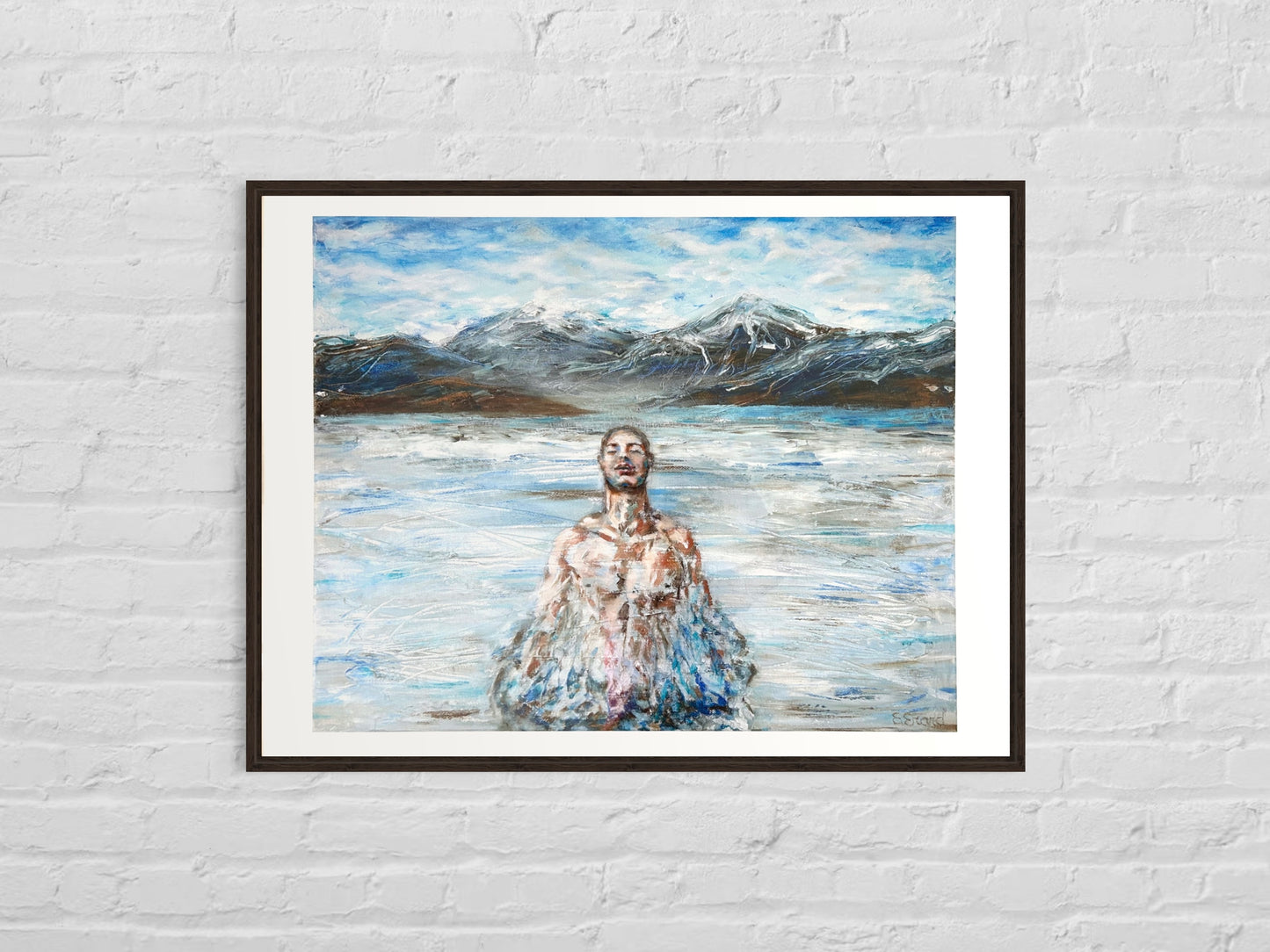 Man and Ice - Fine Art Print - limited edition