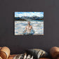 Man and ice oil painting, refresh rebirth energise your room