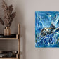 Mister Waterfall oil painting, for a nature, water energy and sensuality in your room