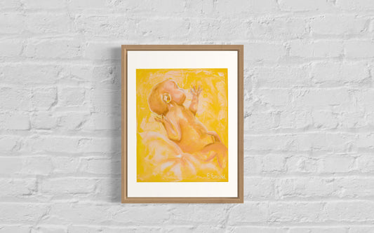 Newborn Fine Art Print on Paper, 30x40cm, Emmanuelle Erard Art