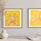 Newborn hand and hello you, Fine Art Prints, 30x30cm, set of 2, Emmanuelle Erard Art